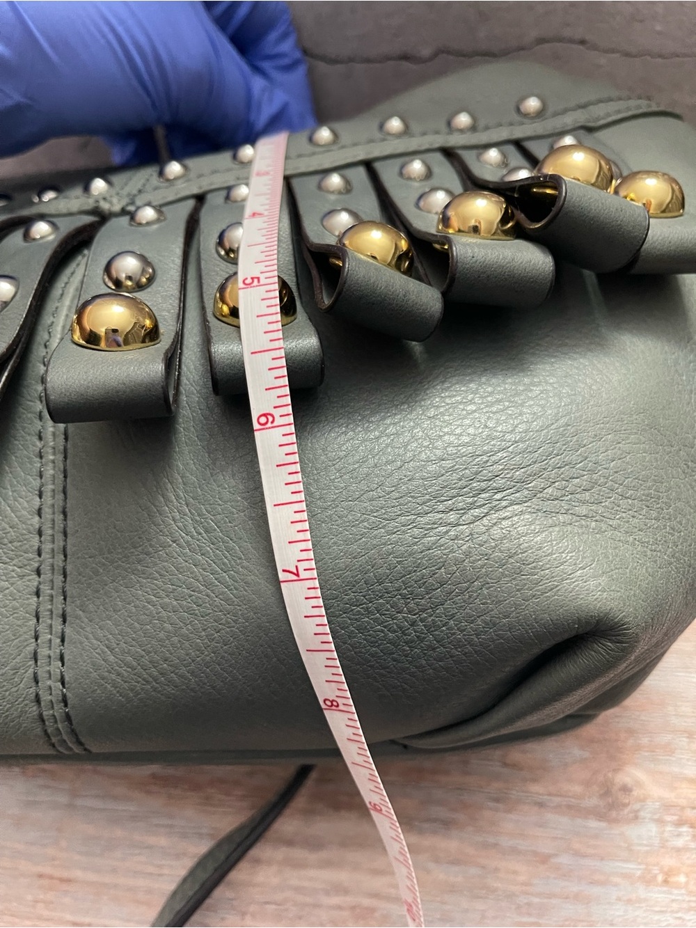 B. MAKOWSKY Silver & Gold Studded Fringe Crossbody Bag - Picture 14 of 16